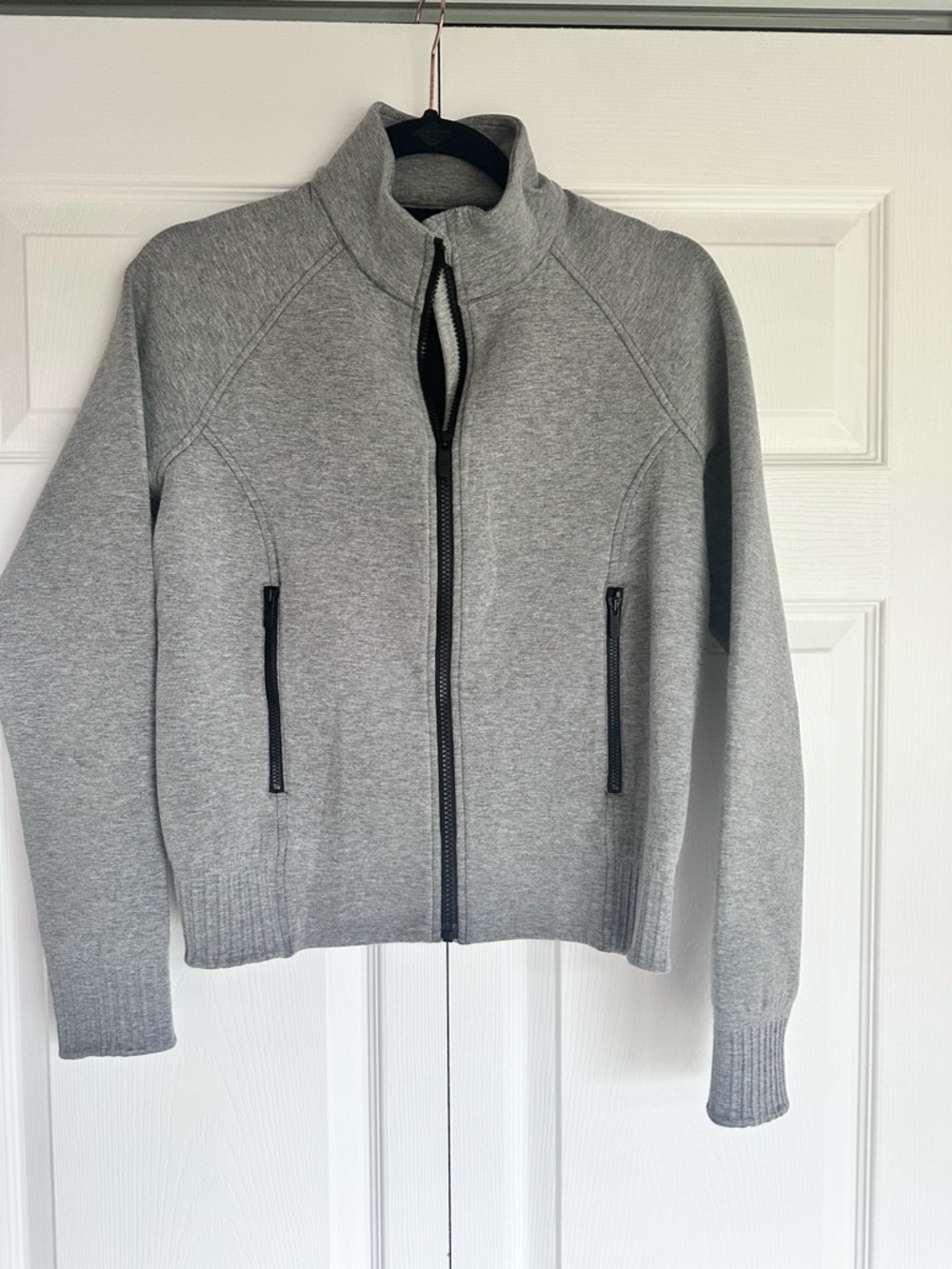 Soft gray Lululemon jacket